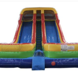 Rainbow Dual Lane Waterslide 22ft