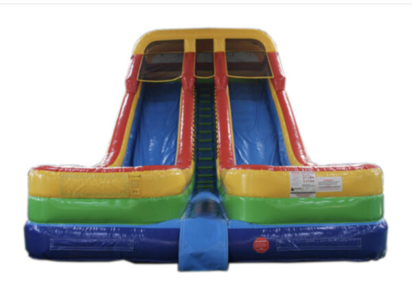 Rainbow Dual Lane Waterslide 22ft